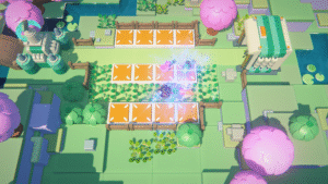 Zenless Zone Zero mostra o evento Tropa de Valentes Bangboos, com fases de defesa estratégica em mapas coloridos repletos de obstáculos e inimigos.