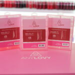 Kits de moldes profissionais Any Lovy para unhas de gel, modelos Russo Ballerina, Russo Quadrada e Ballerina Extra Longa.