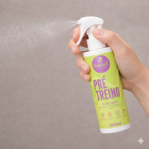  Pré-Treino Capilar Haskell em frasco verde