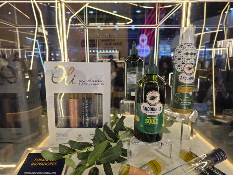 Linha inovadora da Andorinha na APAS Show 2026 apresenta kit OLI para blends personalizados, azeite Squiz e spray extra virgem.
