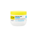 Pote da Yellow Glow Gel Mask Hydra Care, máscara capilar em textura gel que proporciona hidratação intensa, maciez e brilho aos fios.