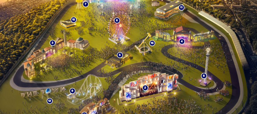 Mapa Oficial do The Town 2025